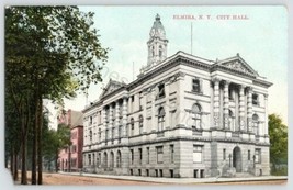 Elmira N.Y. City Hall New York Postcard Building - £10.92 GBP