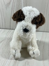 Nintendogs small plush brown white puppy dog Commonwealth Nintendo 2008 - $10.39