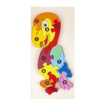 Parrot - Wooden Puzzle for Kids, Montessori Gift, Education Jigsaw - Christmas - £6.71 GBP
