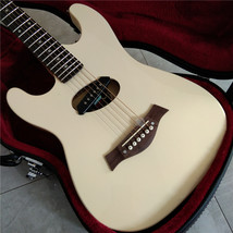 Left Handed Acoustic Electric Guitar,Rosewood Fingerboard No Hardcase SD413 - £150.52 GBP