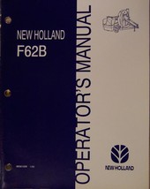 New Holland F62B Forage Blower Operator's Manual - $10.00