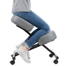 DRAGONN (By VIVO) Ergonomic Kneeling Chair for Home and Office, Gray - £120.99 GBP