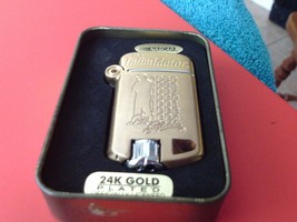 DALE  EARNHARDT   24  K  GOLD  PLATED   BRAND  NEW   LIGHTER   7  TIME  ... - £39.08 GBP