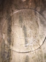 Swan Clear Crystal Plate Very Rare Vintage-SHIPS N 24 Hours - £31.55 GBP