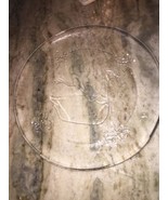 Swan Clear Crystal Plate Very Rare Vintage-SHIPS N 24 HOURS - $33.56
