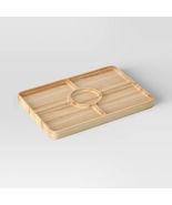 Threshold Rubberwood Sectioned Serving Board Charcuterie Platter Brown 15in - €15,50 EUR