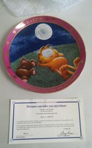 A Day With Garfield Collector Plate COA Jim Davis Danbury Mint Dreams Ca... - £16.07 GBP