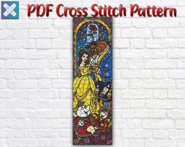 DIY Cross Stitch Nightmare Before Christmas Fairy Tale Stained Glass 087  Modern Cross Stitch Pattern Counted PDF Format Instant Download (Download  Now) 