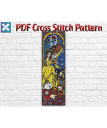 Disney Beauty And The Beast Princess Belle Counted PDF Cross Stitch Pattern - $6.86 CAD