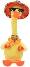 Dancing Singing Duck Plush Interactive Toy Recording Lighting Stuffed Toys B - £19.88 GBP