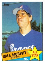 1985 Topps #716 Dale Murphy Atlanta Braves ⚾ - £0.66 GBP