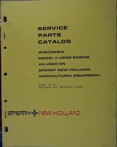 Wisconsin V-465D Engine used on New Holland Equipment - Parts Manual - £7.90 GBP