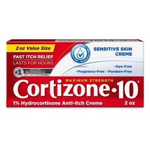Cortizone 10 Maximum Strength Sensitive Skin Anti-Itch Cream, 1% Hydroco... - $11.87