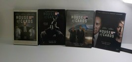 Lot House Of Cards Season 1 thru 4 DVDs   Lot Netflix Kevin Spacey Robin Wright  - £15.91 GBP