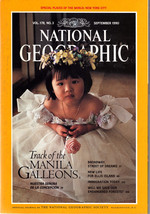 Track of MANILA GALLEONS, Philippines Natlional Geographic Sept &#39;90 - £3.95 GBP