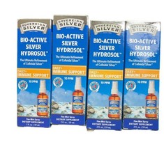 4x Sovereign Silver 10ppm Fine Mist Spray 2oz Hydrosol EXP 6/25 Bio Active - £20.77 GBP