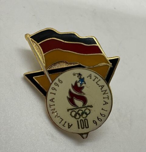 Atlanta 1996 Germany German Flag Olympic Olympics Pin Pinback - $6.92