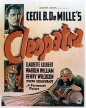 Cecil B. De Mille&#39;s Cleopatra Claudette Colbert 11x14 inch movie poster - £15.46 GBP