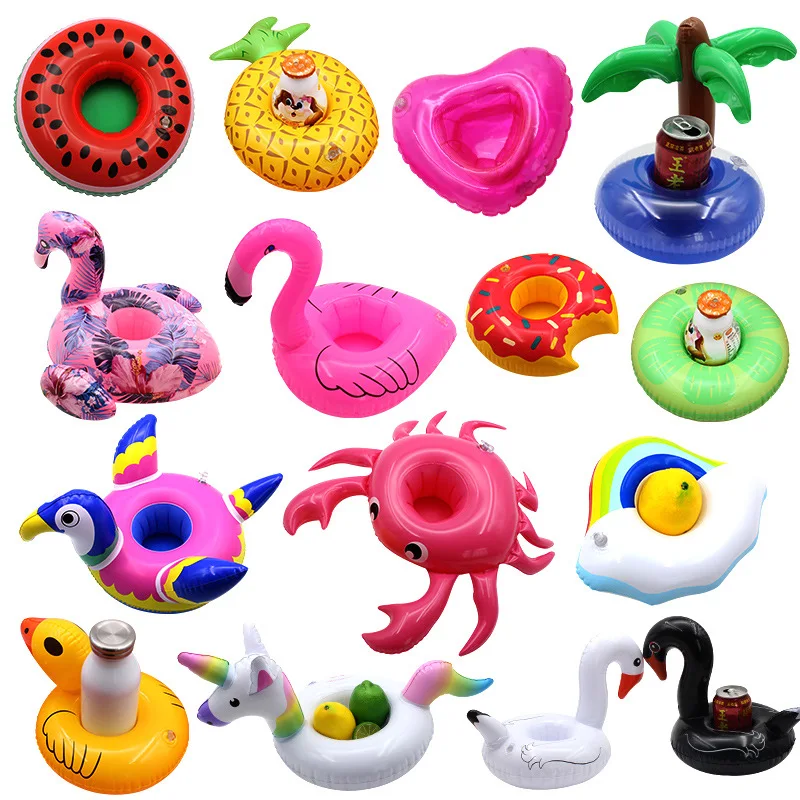 20 pcs Not repeating Mini fanny Inflatable Red Flamingo Floating Drink Cup - £22.15 GBP+