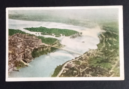 Canada Steamship Lines Aerial Scenic View Niagara Falls Ontario Postcard c1930s - £2.98 GBP