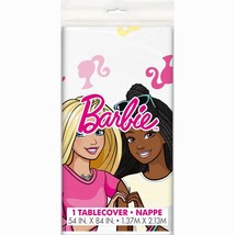 Barbie Plastic Tablecover Birthday Party Supplies 1 Per Package 54 x 84 New - £4.66 GBP