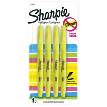 Sharpie Pocket Stick Highlighters Narrow Chisel 1908050 - £7.41 GBP