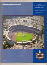 1996 Baseball NLDS Game program Dodgers Braves Division - $81.67