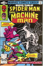 Marvel Team-Up Comic Book #99 Spider-Man and Machine Man 1980 VERY FINE- - $2.75