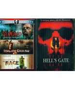 HELL&#39;S GATE-Rage-Severed-Shallow Ground NEW 4 Film 2DVD - £11.90 GBP