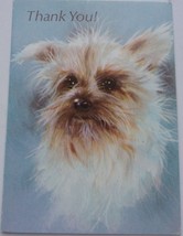 Vintage Norcross Little Dog Thank You Card Used - $1.99