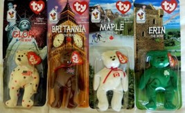 SALE :    All Four 1999 McDonalds Ty Beanie Baby with rare errors 1993, OakBrook - £58.70 GBP