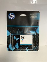 GENUINE HP 62 Tri-Color Ink Expiration March 2026 New Sealed FREE SHIPPING - $22.72