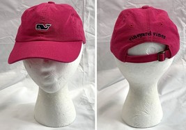 Vineyard Vines Baseball Hat Girls Whale Logo Pink Embroidered - £17.87 GBP