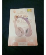 Cat Ear Wireless Headphones for Kids Foldable Bluetooth Headset Mic &amp; Wi... - $32.49 CAD