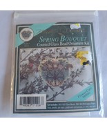 NOS VTG Counted Glass bead Ornament Kit 1991 Mill Hill Spring Basket Orn... - €7,67 EUR