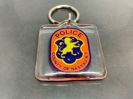 Vintage Promo Keyring Police Keychain County Of Nassau N.Y. Porte-Clés New York - £9.60 GBP