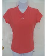 Under Armour Coral Color Short Sleeve Shirt Size Large Women&#39;s EUC - €15,80 EUR