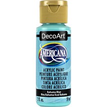 DecoArt Americana Acrylic Paint 2oz - Bahama Blue - Opaque - £13.46 GBP