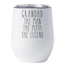 Grandad The Man The Myth The Legend Tumbler 12oz Father&#39;s Day Xmas Gift For Dad - $22.72