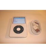 APPLE iPOD  CLASSIC  5.5 GEN.  WHITE  CUStOM THIN  80GB. DRIVE...NEW BAT... - $219.99