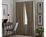 Allen + Roth 84-in Cream Blackout Thermal Lined Back Tab Single Curtain ... - $27.71