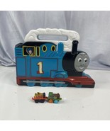 Thomas The Tank Engine ERTL Carrying Case &amp; Two Mini Trains - $14.89