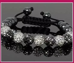 Crystal Disco Ball Adjustable Bracelet - $14.99
