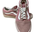 Vans Old Skool Sneakers Pink Suede Canvas Skate  Shoes Size 8 Womens Men... - £19.18 GBP