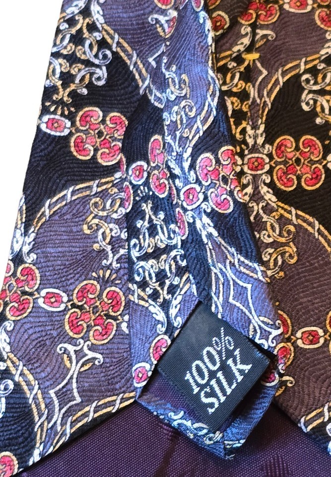Evan Picone Men’s Tie 100% Silk Made in USA Classic Formal Neckwear Gift Item image 4