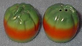 Vegetable Tomato Salt and Pepper Shaker Set Collectible Japan - $6.95