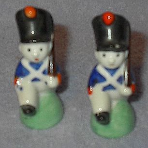 Japan Figural Soldier Salt and Pepper Shaker Set - $6.95