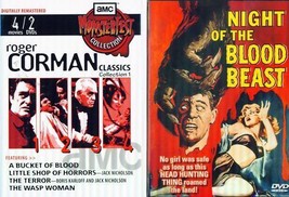 Roger Corman: Bucket Blood-Beast-Little Shop New 3 Dvd - £5.14 GBP