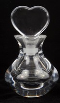 MINT Orrefors Heart Stopper Perfume Scent Bottle~Signed~From Sweden~Perfection - £69.10 GBP