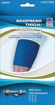 Sport Aid Neoprene Thigh/Hamstring Support Blue Medium(20-22&quot; Mid-Thigh Circ.) - £15.00 GBP